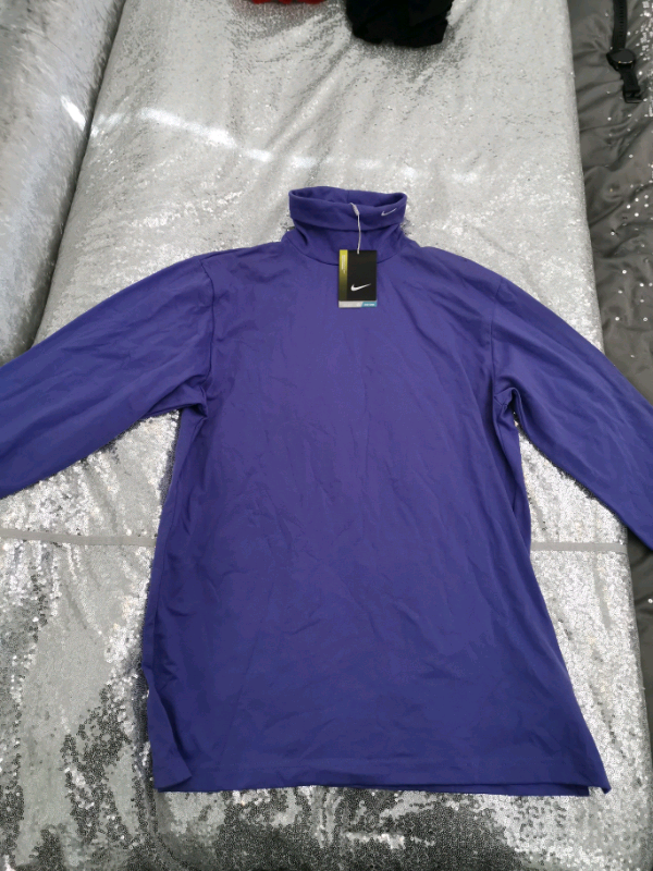 nike turtleneck golf top mens